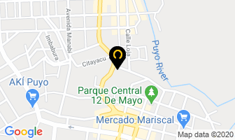 Mapa de Hostal Las Palmas en Puyo