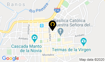 Mapa de Hostal Magdalena en Cantón Baños