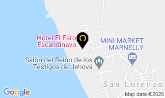 Mapa de Hostal Manta Beach en San Lorenzo