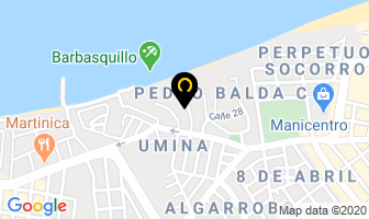Mapa de Hostal Maria Jose en Manta