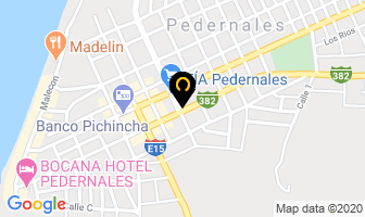 Mapa de Hostal Mi Casa en Pedernales