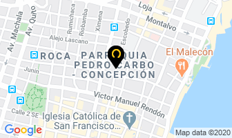 Mapa de Hostal Murcia en Guayaquil