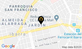 Mapa de Hostal Palma Real en Ibarra