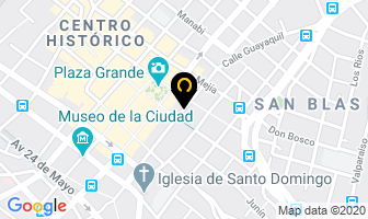 Mapa de Hostal Puerta Del Sol en Quito