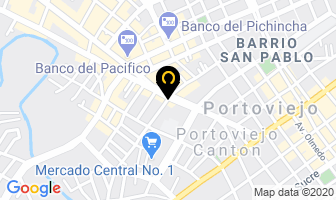 Mapa de Hostal Quito en Portoviejo
