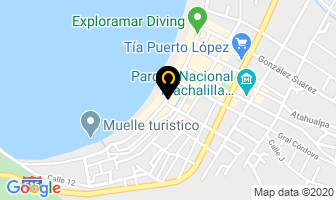 Mapa de Hostal Ruta Del Sol en Puerto López