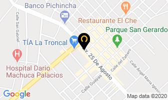 Mapa de Hostal Sol Cañari en La Troncal