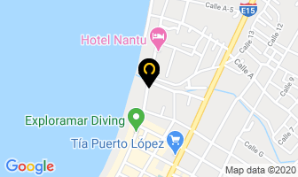 Mapa de Hostal Spondylus en Puerto López
