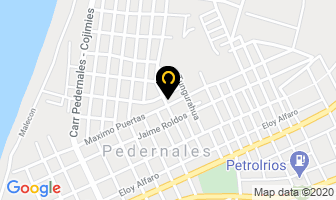 Mapa de Hostal V & M en Pedernales