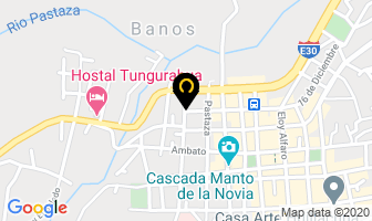 Mapa de Hostal Valverde en Baños