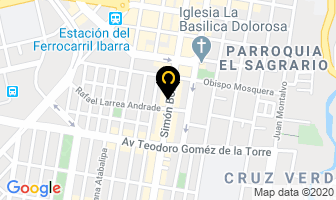 Mapa de Hostal Ville en Ibarra