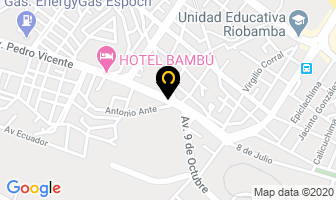 Mapa de Hostería Bambú en Riobamba