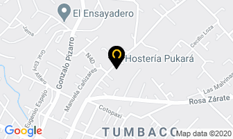 Mapa de Hosteria Pukara en Quito