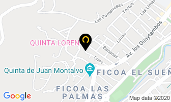 Mapa de Hosteria Quinta Loren en Ambato