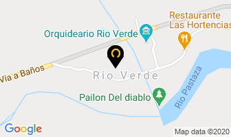 Mapa de Hosteria Rio Verde en Baños