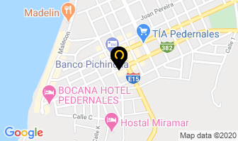 Mapa de Hotel America en Pedernales
