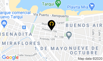 Mapa de Hotel Americana en Manta