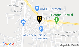 Mapa de Hotel Andrade en El Carmen