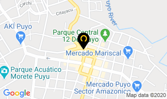 Mapa de Hotel Araucano en Puyo