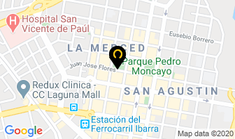Mapa de Hotel Barcelona en Ibarra
