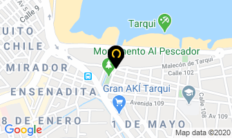 Mapa de Hotel Casino Del Rey en Manta