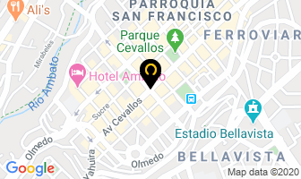 Mapa de Hotel Cevallos en Ambato