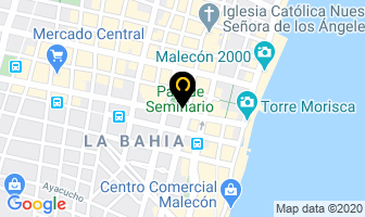 Mapa de Hotel Continental en Guayaquil