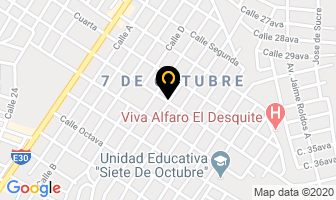 Mapa de Hotel Ejecutivo Internacional en Guayaquil
