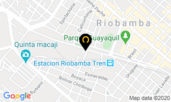 Mapa de Hotel El Molino en Riobamba