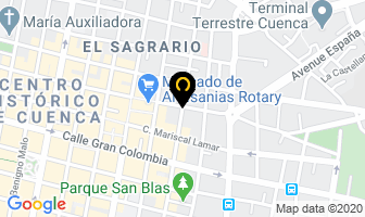 Mapa de Hotel El Portal Español en Cuenca