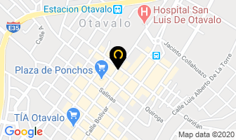 Mapa de Hotel Flores en Otavalo