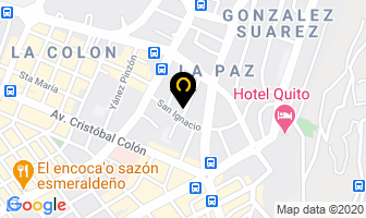 Mapa de Hotel La Colina Suites en Quito