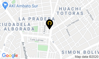 Mapa de Hotel La Pradera en Ambato