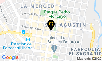 Mapa de Hotel Lago Azul en Ibarra