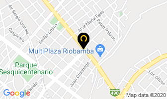 Mapa de Hotel Los Álamos en Riobamba