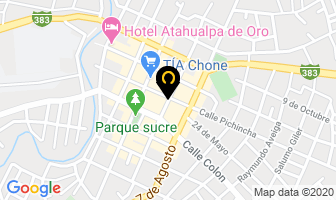 Mapa de Hotel Los Naranjos en Chone