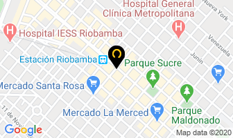 Mapa de Hotel Los Shyris en Riobamba