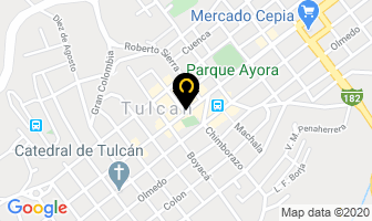 Mapa de Hotel Machado en Tulcán