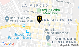 Mapa de Hotel Madrid en Ibarra