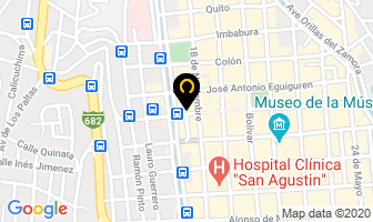 Mapa de Hotel Paris en Loja