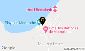 Mapa de Hotel Pikero en Mompiche