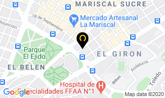 Mapa de Hotel Plaza Internacional en Quito