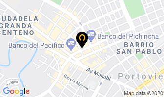 Mapa de Hotel Plaza Real en Portoviejo