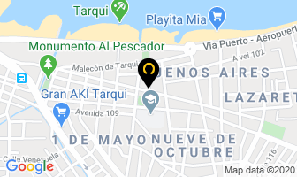 Mapa de Hotel Premier Inn en Manta