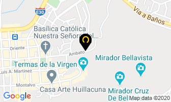 Mapa de Hotel Puerta Del Sol en Cantón Baños
