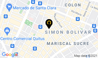 Mapa de Hotel Reina Isabel en Quito