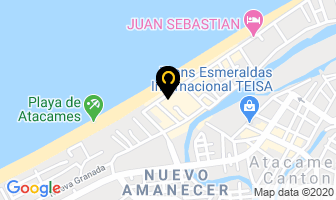Mapa de Hotel Restaurante Palmar en Atacames