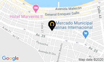 Mapa de Hotel Ronabi Beach en Salinas