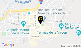 Mapa de Hotel Ross Inn en Cantón Baños