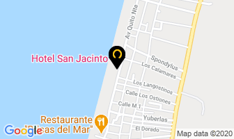 Mapa de Hotel San Jacinto en San Jacinto